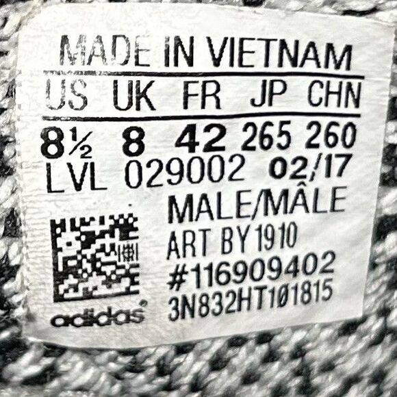 Adidas NMD XR1 Men’s Size 8.5 Primeknit Oreo Glitch Athletic Running Shoes Used - Picture 11 of 11